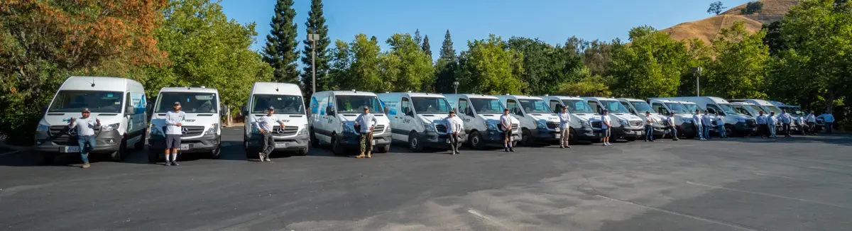 Atlantis Pools fleet and service team