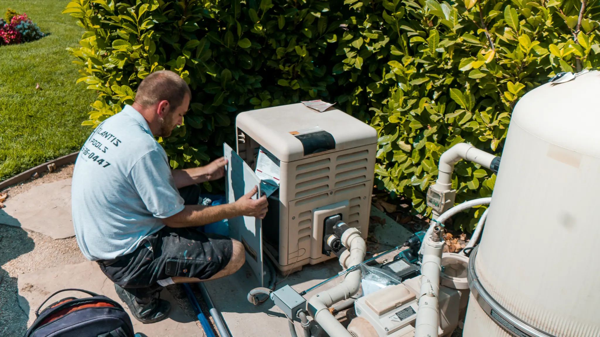 Pool and spa heater installation and gas heater repair